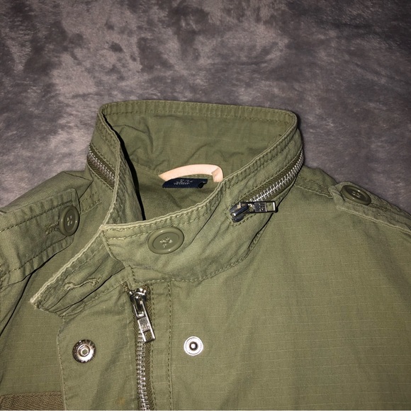 GAP green olive Utility jacket - Picture 7 of 11